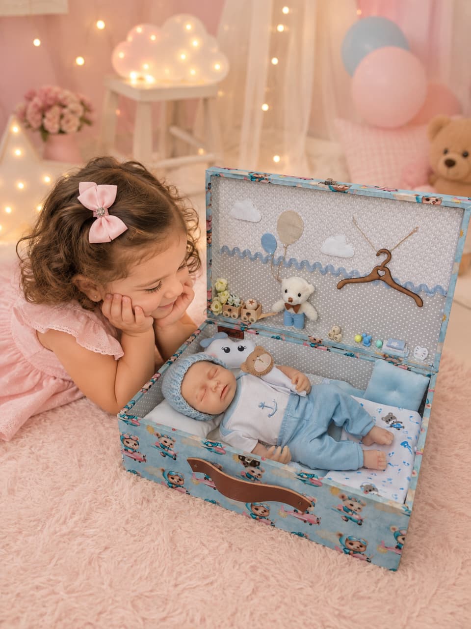 Maleta Quarto para Bebê reborn