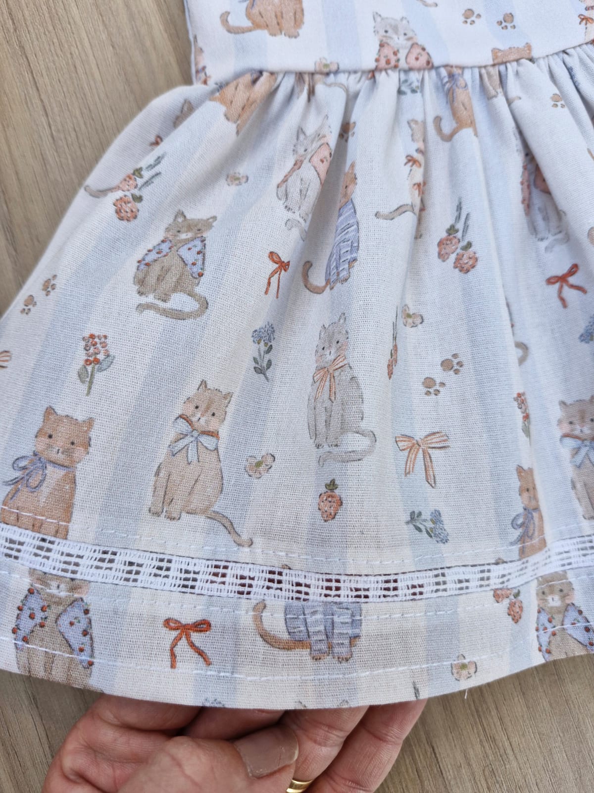 Vestido Bebê Reborn 48cm - Imagem 5