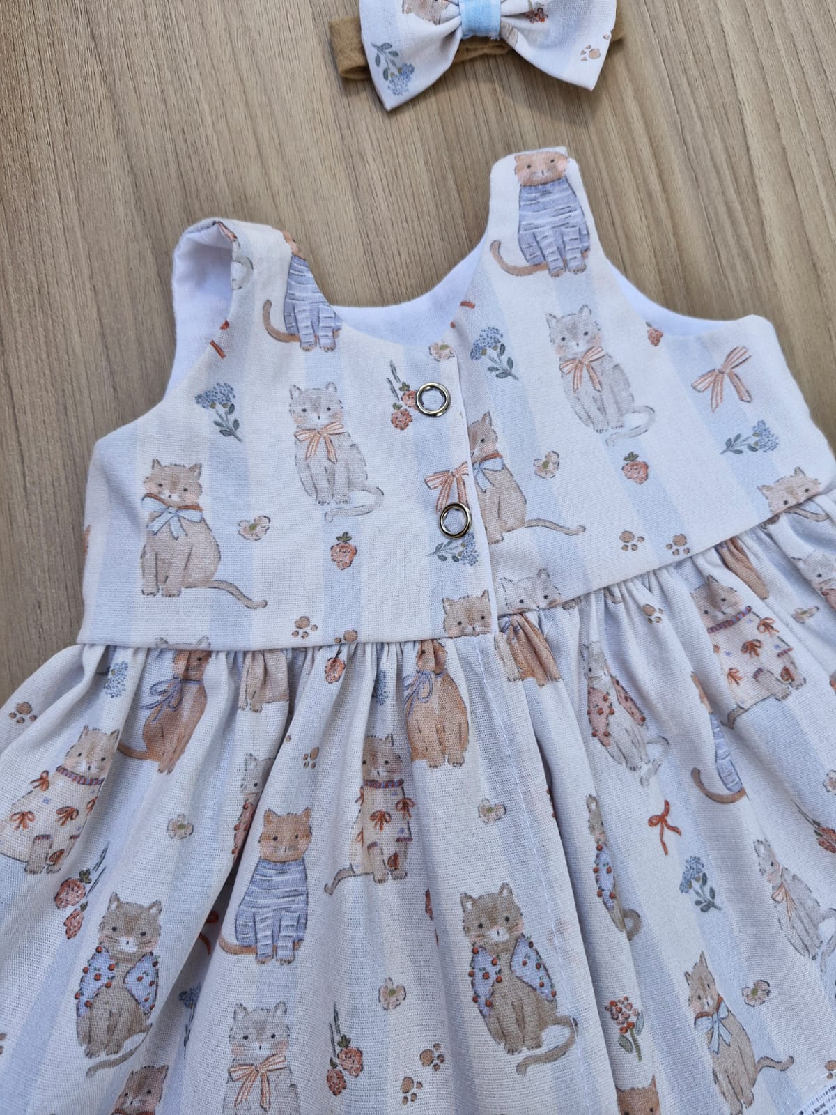 Vestido Bebê Reborn 48cm - Imagem 4