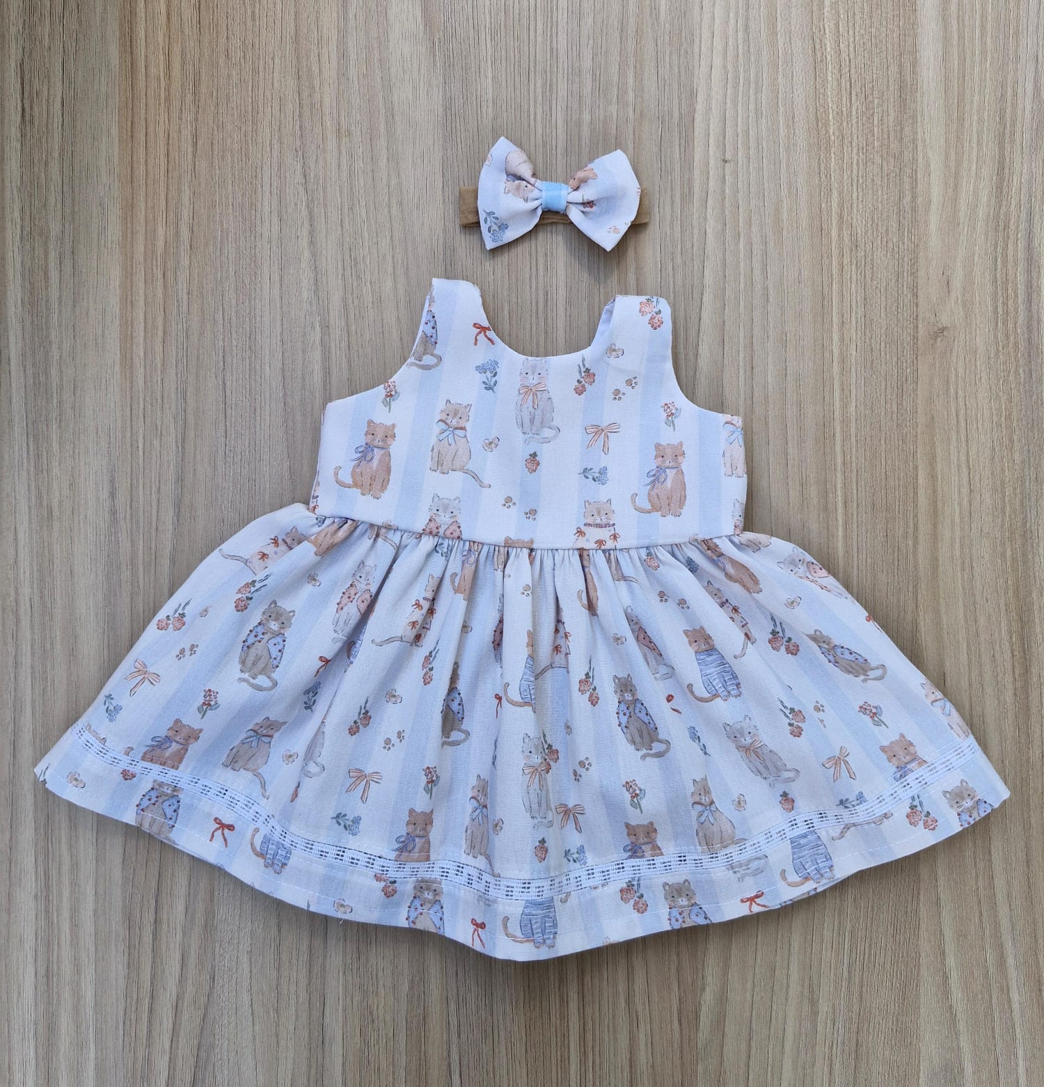 Vestido Bebê Reborn 48cm - Imagem 3