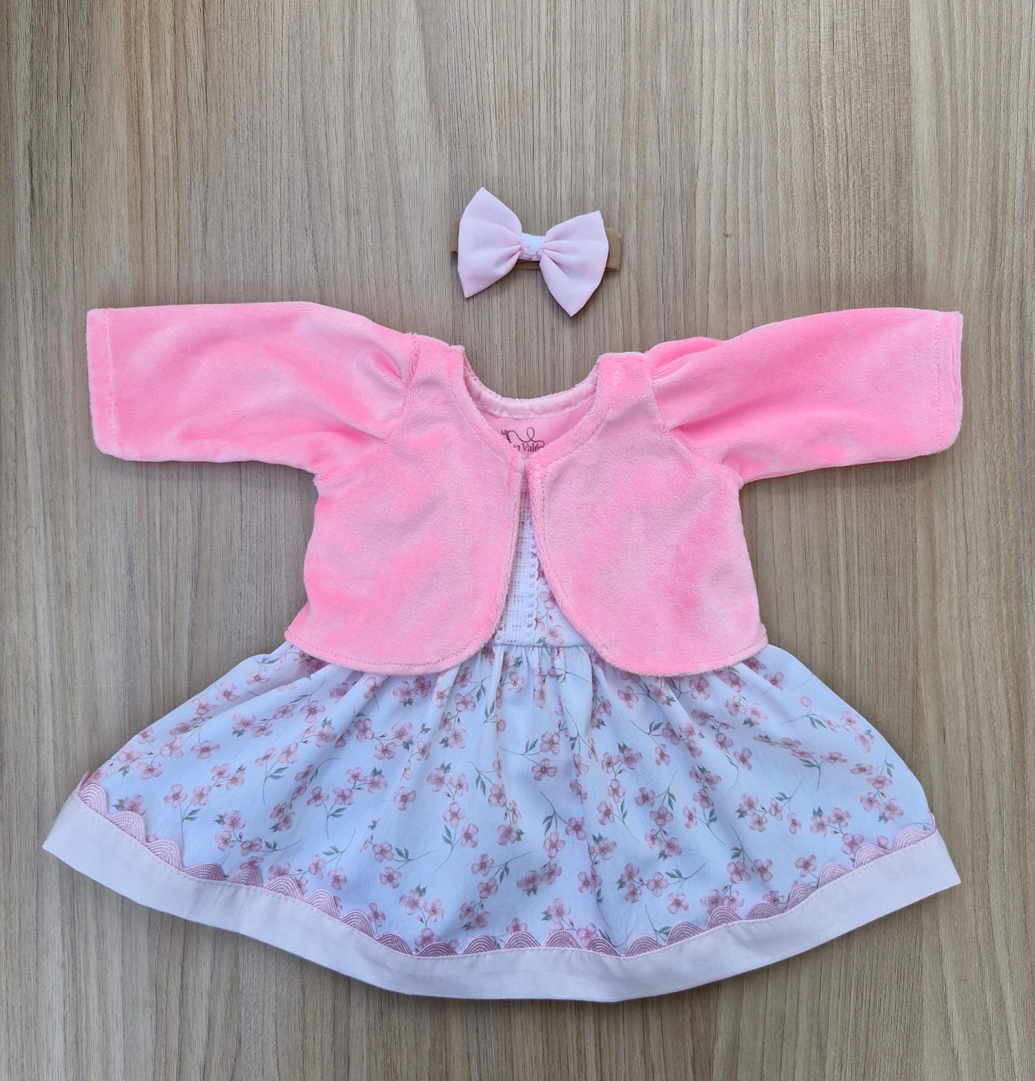 Vestido Bebê Reborn 48cm - Imagem 2