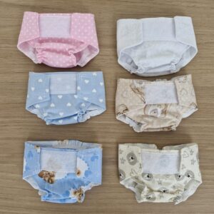 Fraldinha de Tecido Bebê Reborn e Baby Alive